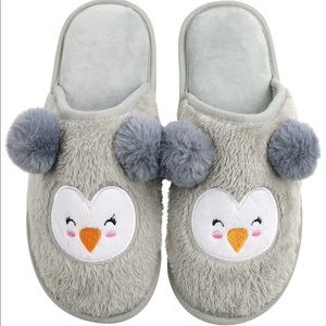 Cute Penguin Home Slippers for Women
